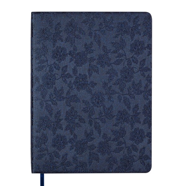 Ежедневник BLOOM А5 на 2026 год синий