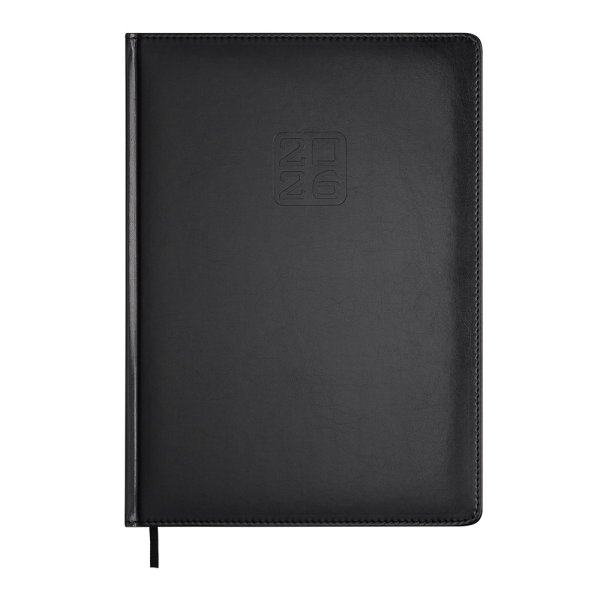 Щоденник BRAVO А4 на 2026 рік чорний