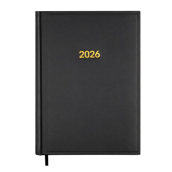 Щоденник BASE А5 на 2026 рік чорний