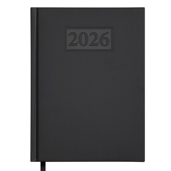 Ежедневник GENTLE А5 на 2026 год черный