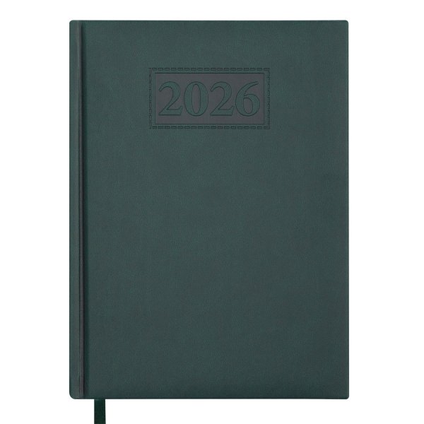 Щоденник GENTLE А5 на 2026 рік зелений