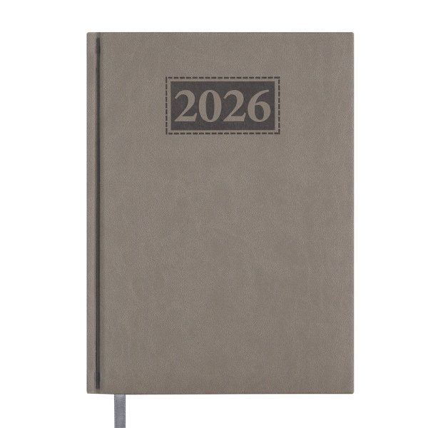 Ежедневник GENTLE А5 на 2026 год серый