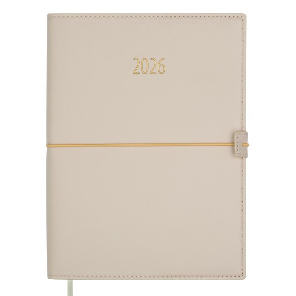Щоденник PANDORA А5 на 2026 рік бежевий
