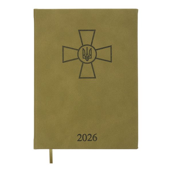 Щоденник FORCES А5 на 2026 рік оливковий