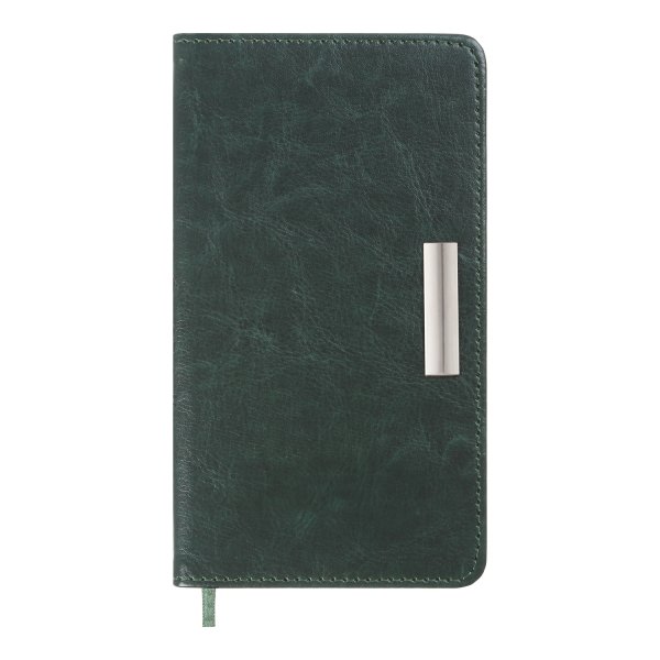 Щотижневик кишеньковий на 2026 рік, 85х153мм, SALERNO зелений