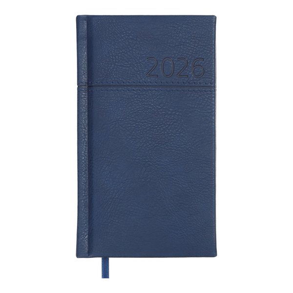 Щотижневик кишеньковий на 2026 рік, 85х153мм, ORION синій