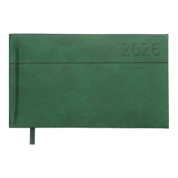 Еженедельник карманный на 2026 год, 153х87мм, ORION зеленый