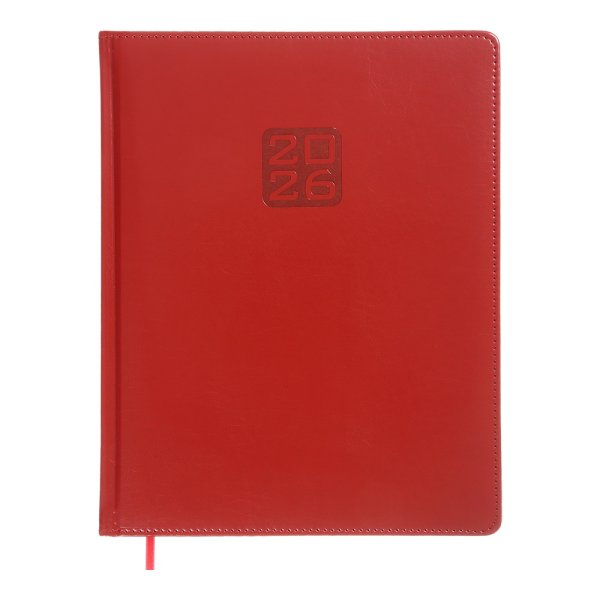 Щотижневик BRAVO А4 на 2026 рік червоний