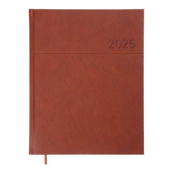 Щотижневик ORION А4 на 2026 рік світло-коричневий