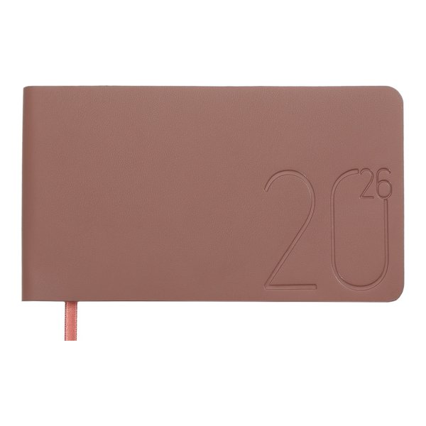 Еженедельник карманный на 2026 год, 153х87мм, MORANDI STYLE медный