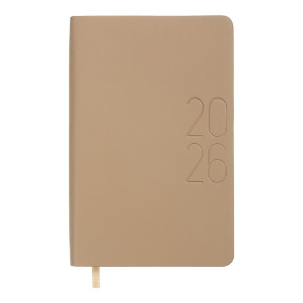 Щоденник MORANDI STYLE А6 на 2026 рік пісочний