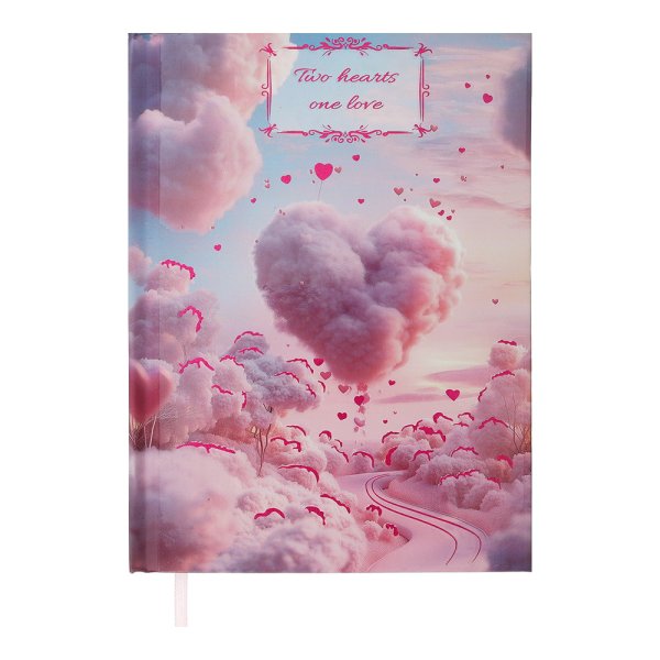 Щоденник А5 недатований ROMANTIC блакитний