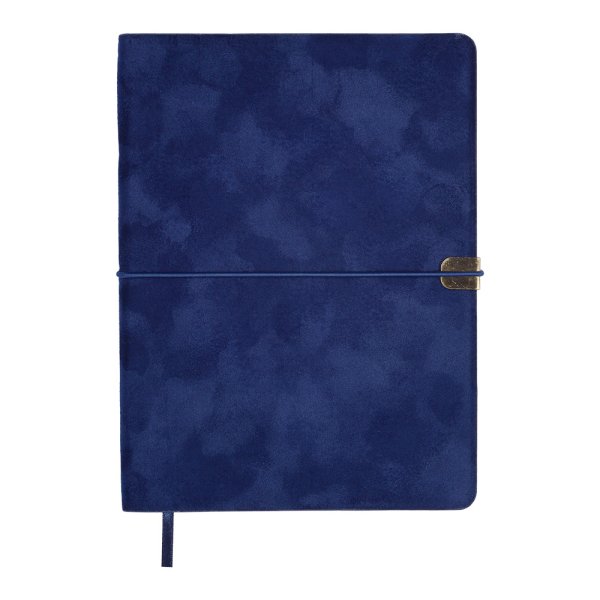 Ежедневник А5 недатированный VELOUR синий