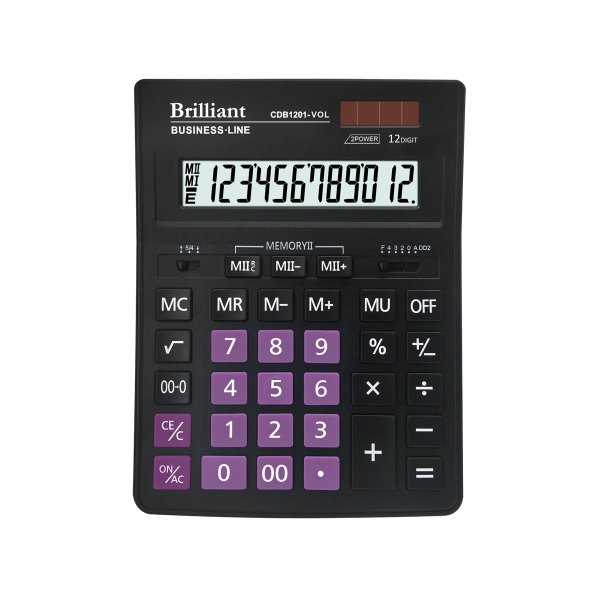 Калькулятор  Brilliant CDB1201-VOL, 12 разрядов