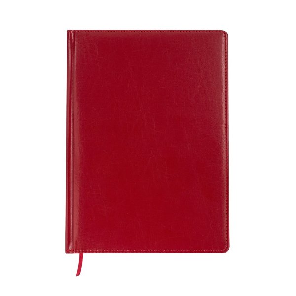 Щоденник А4 недатований BRAVO червоний