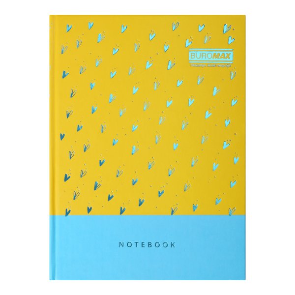 Блокнот формата А5 INTENSO, 96л. твердая обложка, желтый