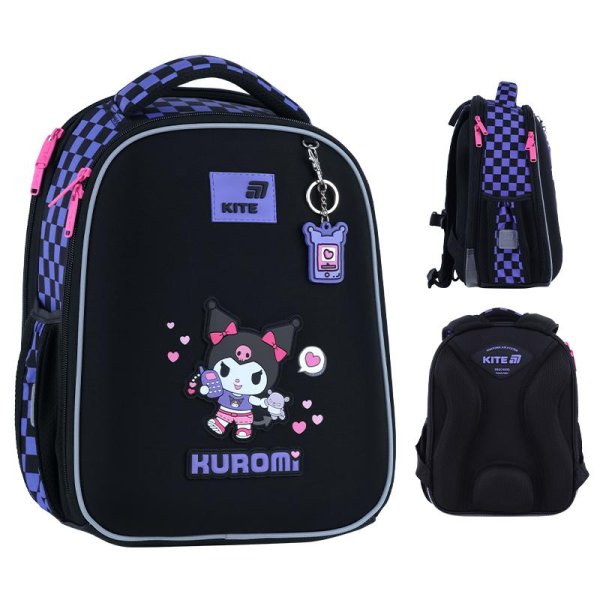 Рюкзак шкільний каркасний Kite Education Kuromi HK26-555S-3