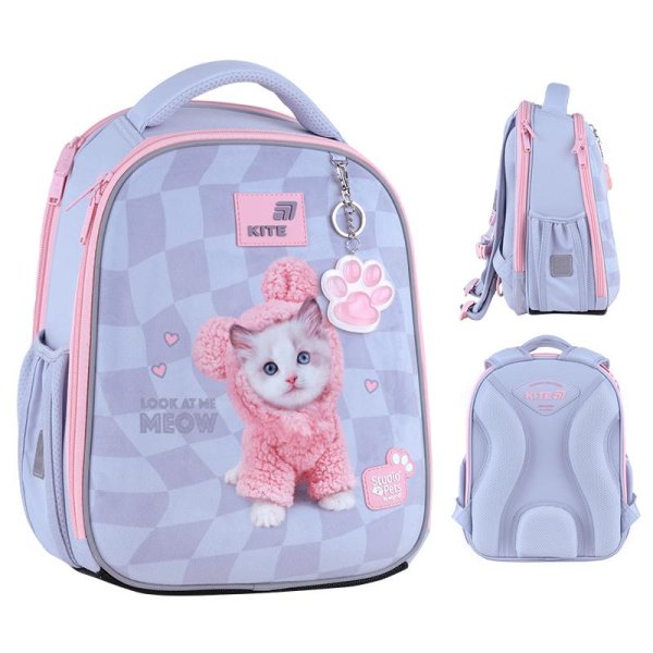 Рюкзак шкільний каркасний Kite Education Studio Pets SP26-555S