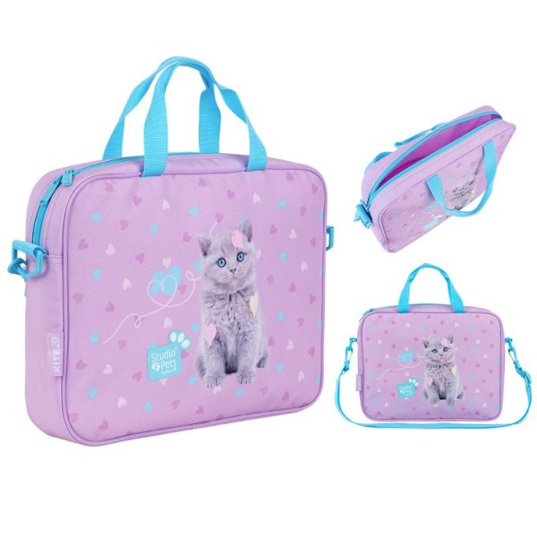 Шкільна текстильна сумка Kite Studio Pets SP26-589