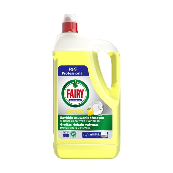 Засіб для посуду FAIRY Professional, 5л Лимон