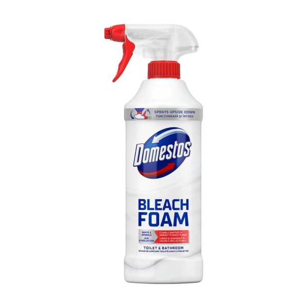 Спрей-піна DOMESTOS 435мл Відбілювання та блиск