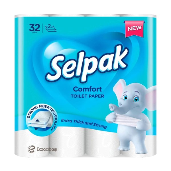 Туалетний папір SELPAK PRO Comfort 2-х шаровий, 32шт