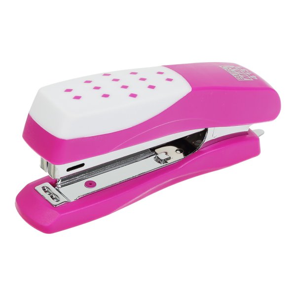 Степлер 4131, 12арк, рожевий