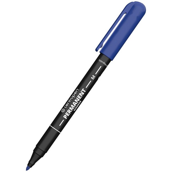 Маркер водостойкий 1,0мм, синий