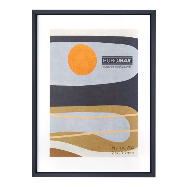 Рамка А4 210х297мм, чорний