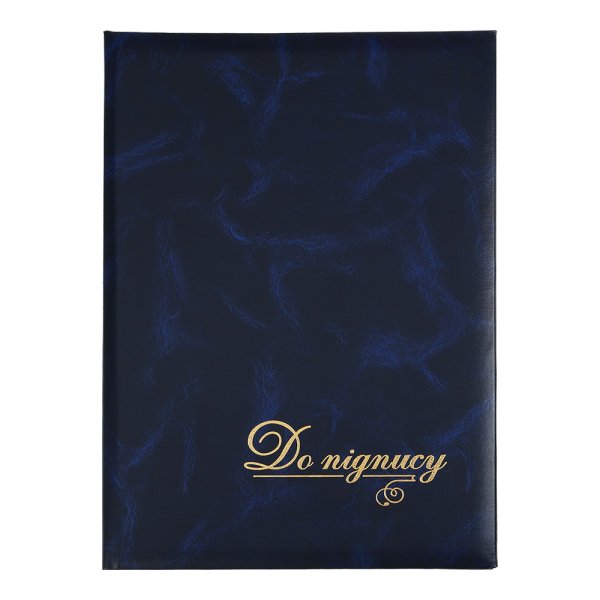 Папка "До підпису", А4+, балакрон, синя