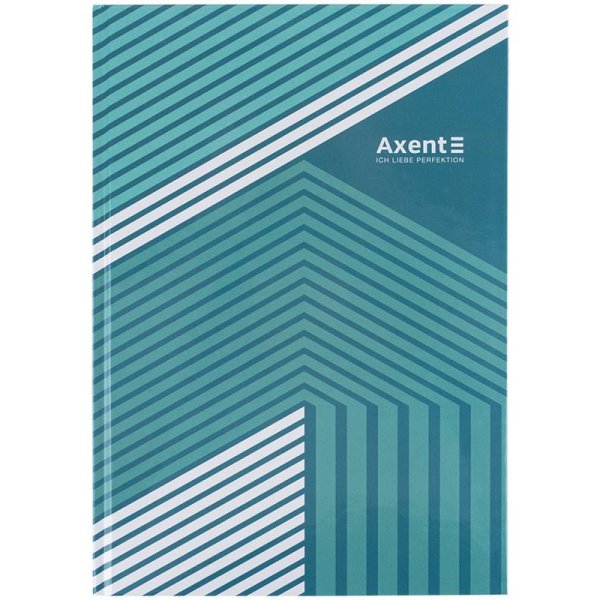 Книга канцелярская А4 96л, Axent Lines зеленый