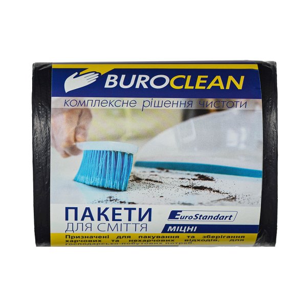 Пакеты для мусора Eurostandart, 35л 100шт,470х570мм, черные