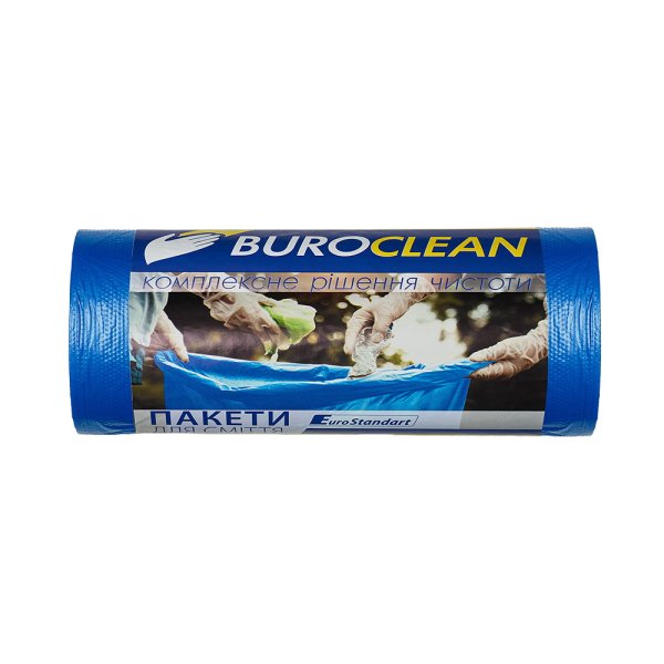 Пакеты для мусора Eurostandart, 120л 20шт, 700х1080мм, синий