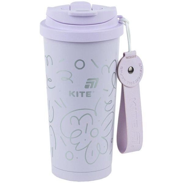 Термокружка Kite K25-1226-2, 550 мл, фіолетова