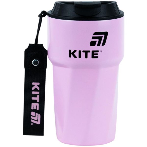Термокружка Kite K26-1220-1, 450 мл, рожева