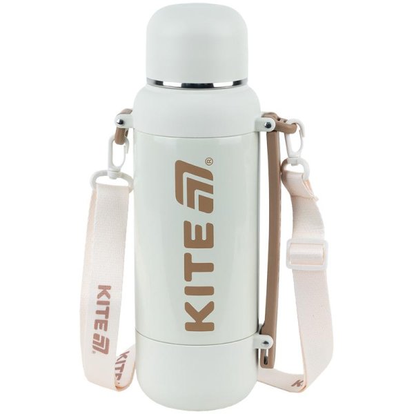 Термос Kite K25-1225-2, 1200 мл, бежевий