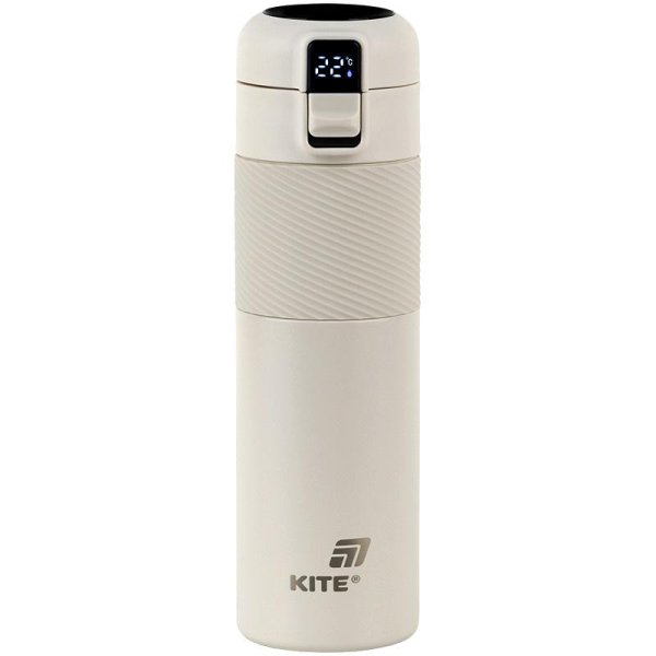 Термос із термодатчиком Kite K25-1227-1, 450 мл, бежевий