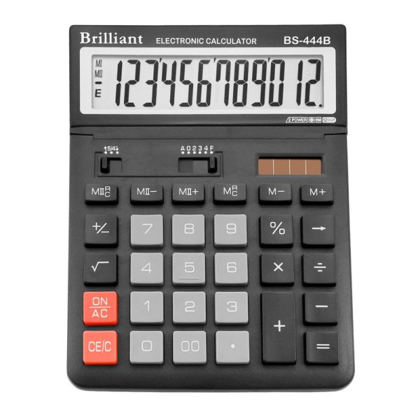 Калькулятор Brilliant BS-444B, 12 розрядів 