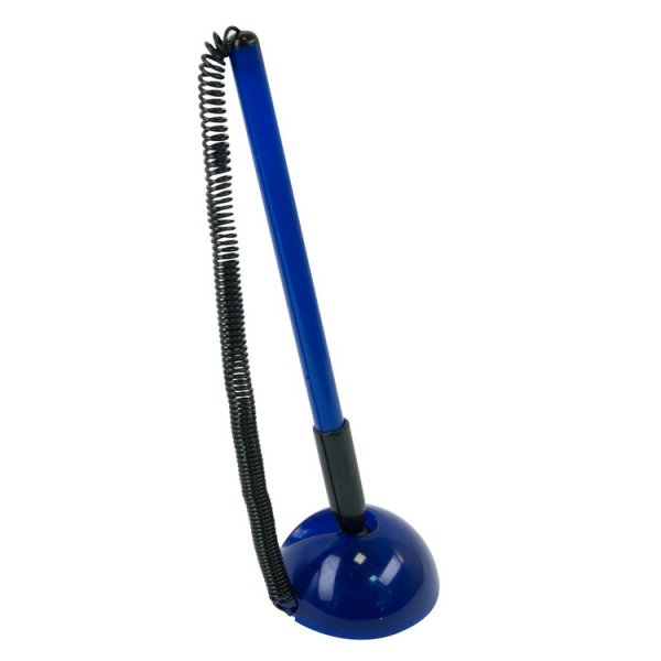 Ручка кулькова на підставці BLUE DeskPen 