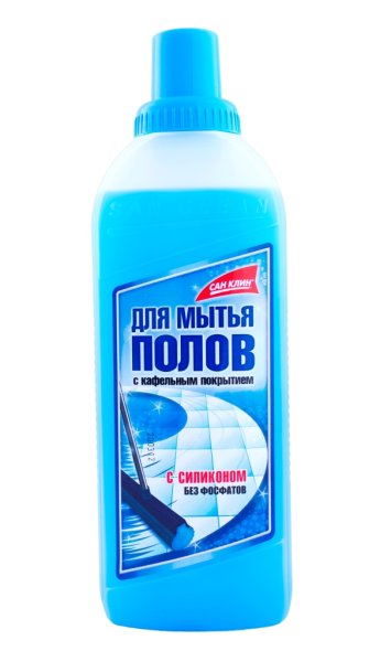 Средство для мытья пола, кафель САН КЛИН, 1л