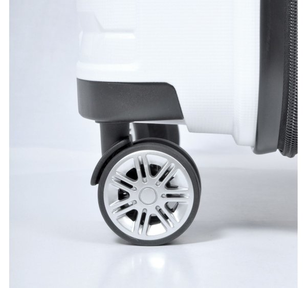 Чемодан на колесиках Columbus Rocket малый, белый