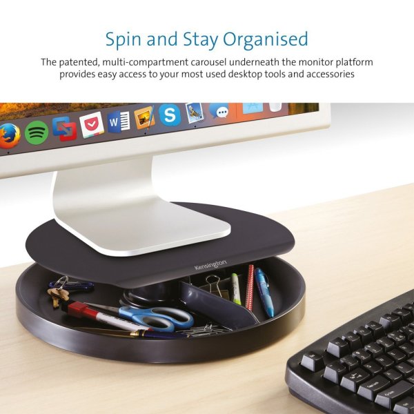 Подставка под монитор Kensington SmartFit® Height Adjustable Spin Station Monitor Stand