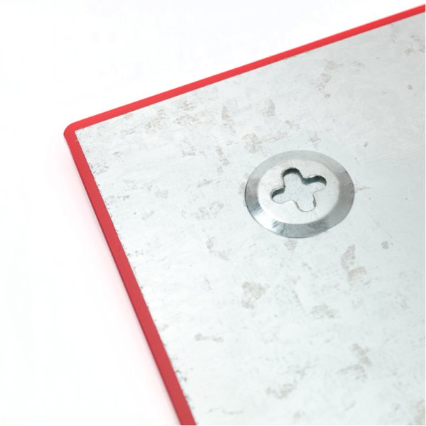 Дошка скляна магнітно-маркерна Axent 9614, 45x45см, червона 