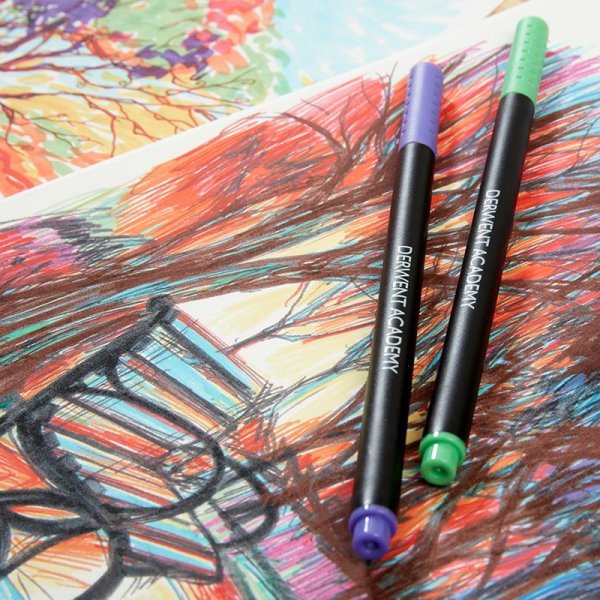 Набір водорозчинних маркерів Derwent Academy Watersoluble Markers 20 кольорів 