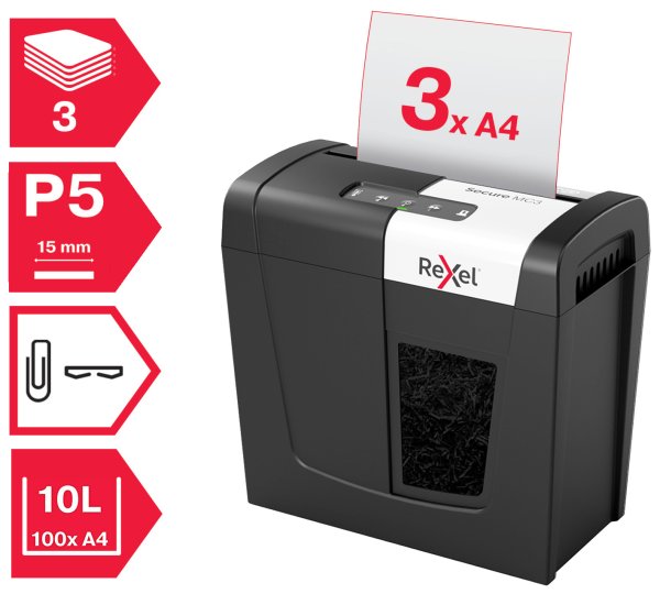 Уничтожитель документов Rexel Secure MC3