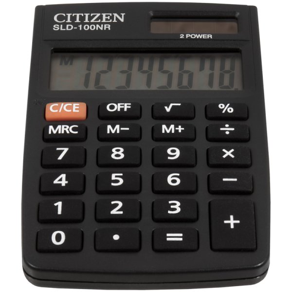 Калькулятор карманный Citizen SLD-100NR, 8 разрядов