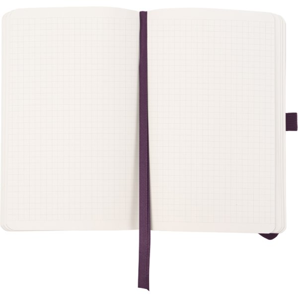 Книга записна Partner Soft Skin А5, клітинка, синій 