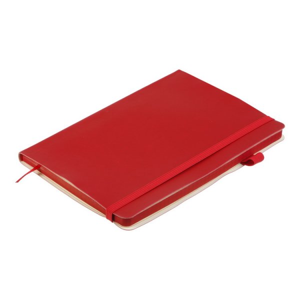 Блокнот деловой BRIEF А5, 96л, красный, листы в линию