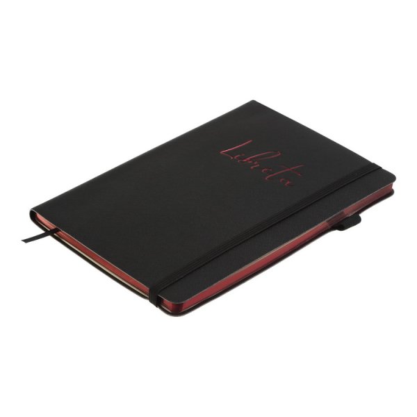 Блокнот діловий LIBRETA А5, 96л, чорний, аркуші в клітинку