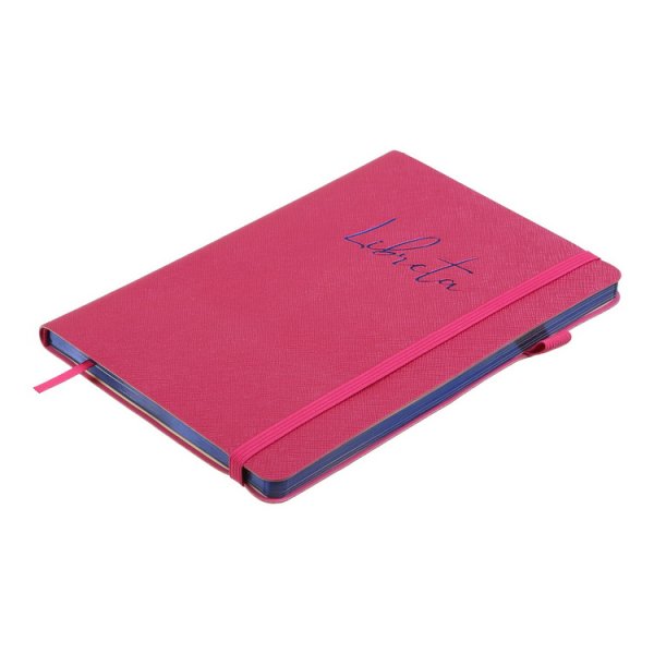 Блокнот деловой LIBRETA А5, 96л, малиновый, листы в точку